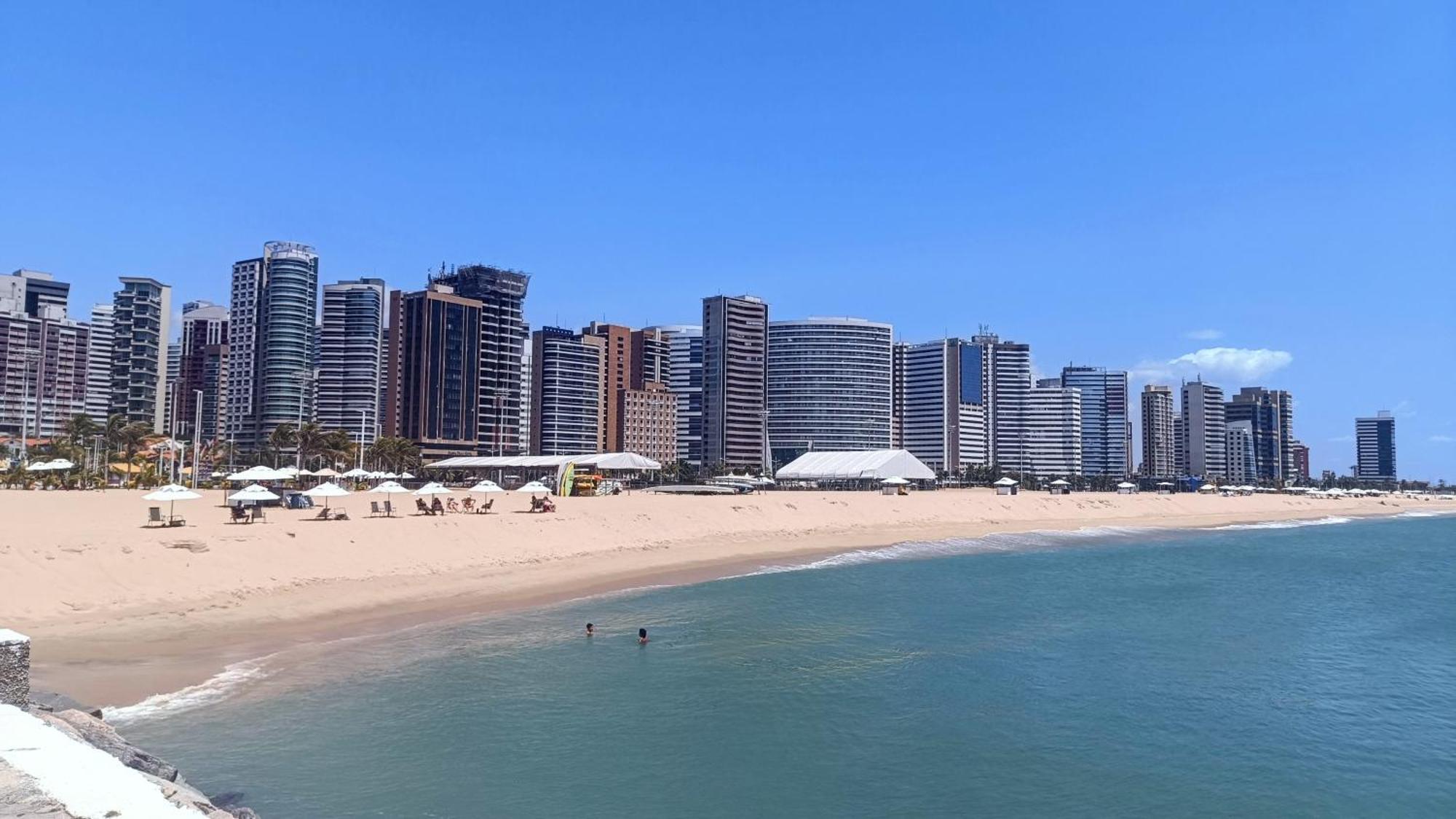 Excelente Apto Com Vista Mar Na Praia De Iracema Fortaleza  Ngoại thất bức ảnh